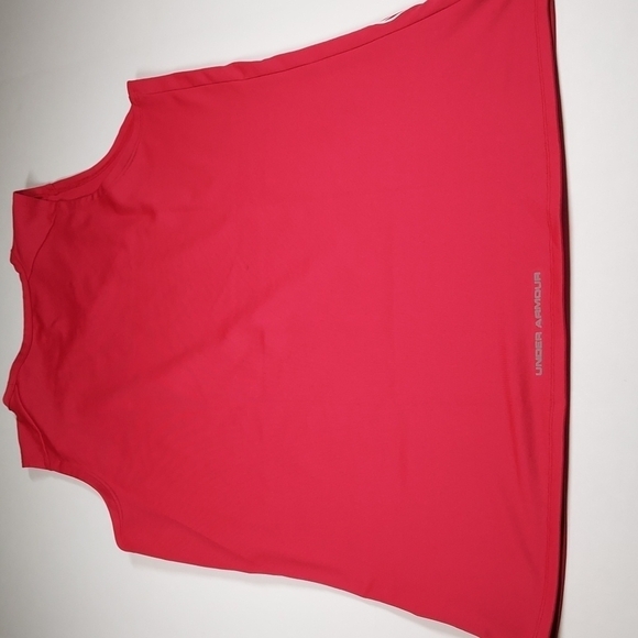 Fuchsia Pink Under Armour Heat Gear Volleyball Tank Top L - Picture 9 of 12